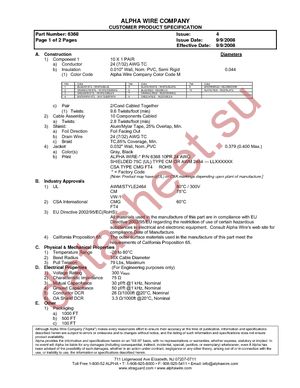 6368 SL005 datasheet  